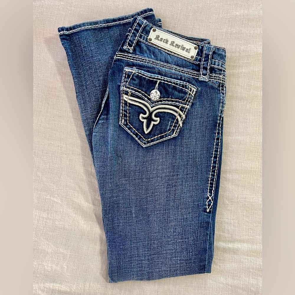 Rock Revival Jamila Bootcut Jeans Size 28